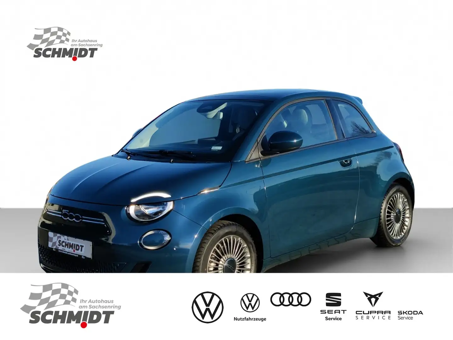 Fiat 500e 500 e Icon SKYDOME KEYLESS SHZ DAB NAVI Blau - 1