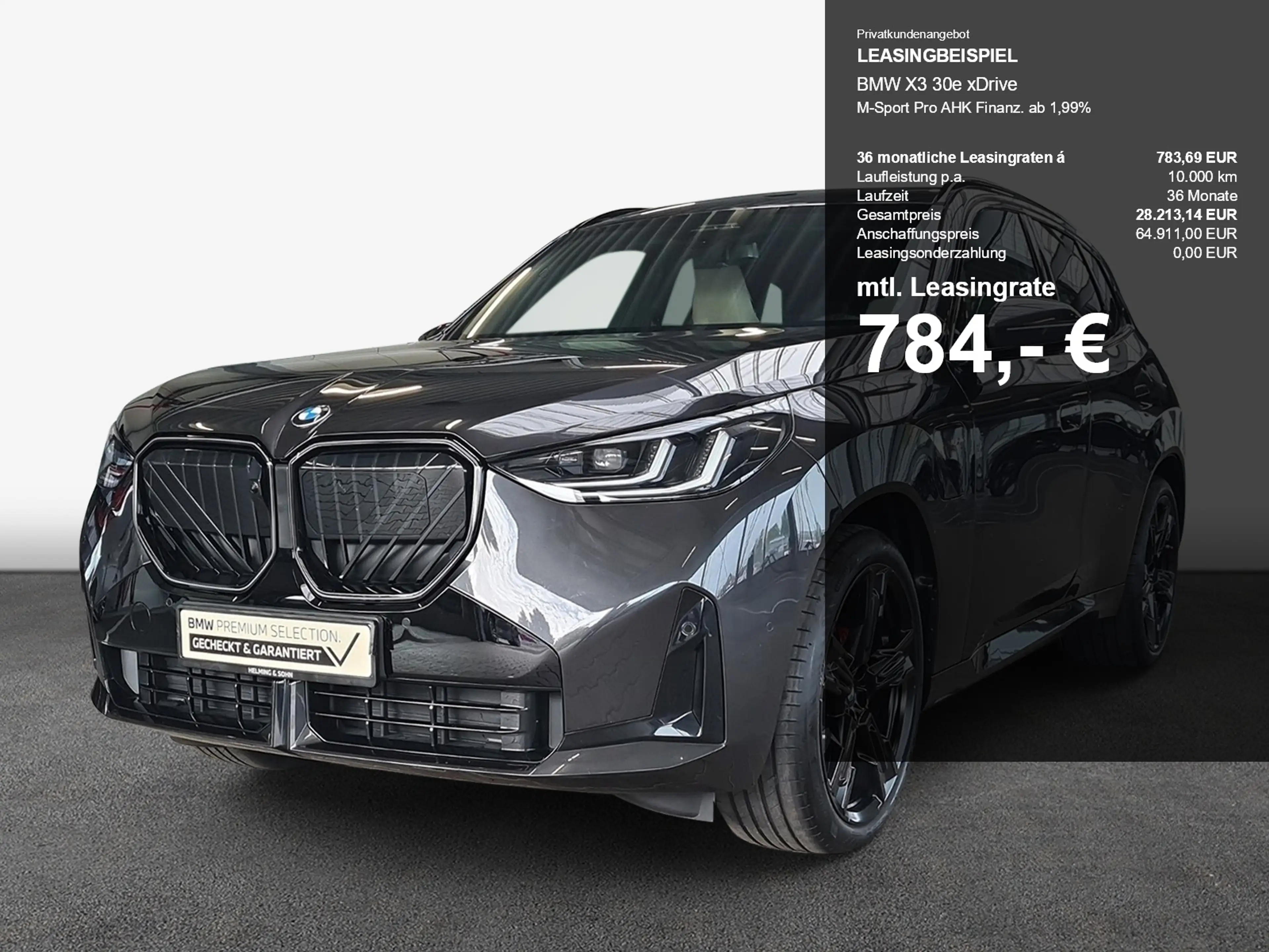 BMW X3 30e xDrive M-Sport Pro AHK Finanz. ab 1,99% — photo 2