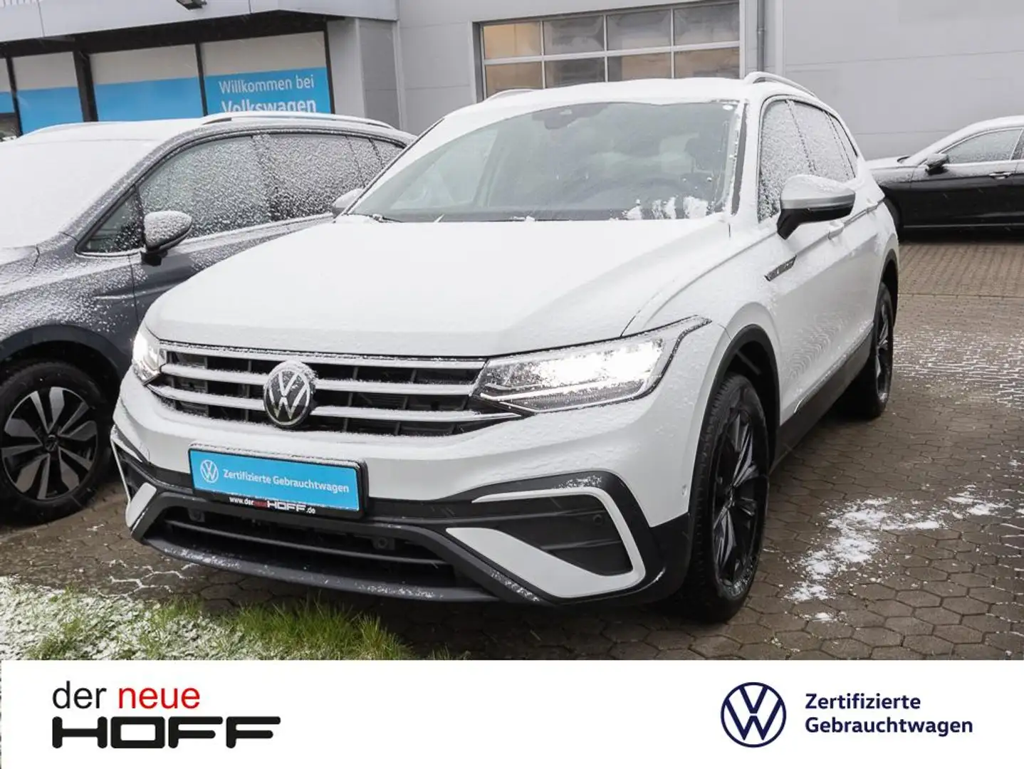 Volkswagen Tiguan Allspace 1.5 TSI DSG Life Navi Bluetooth AHK LED Anschlussg Weiß - 1