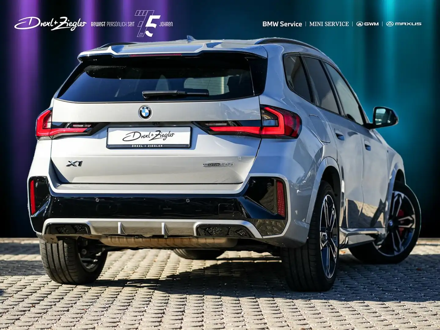 BMW X1 sDrive20i M-SportPRO 19" AHK GSD ACC HuD 360° Silber - 2