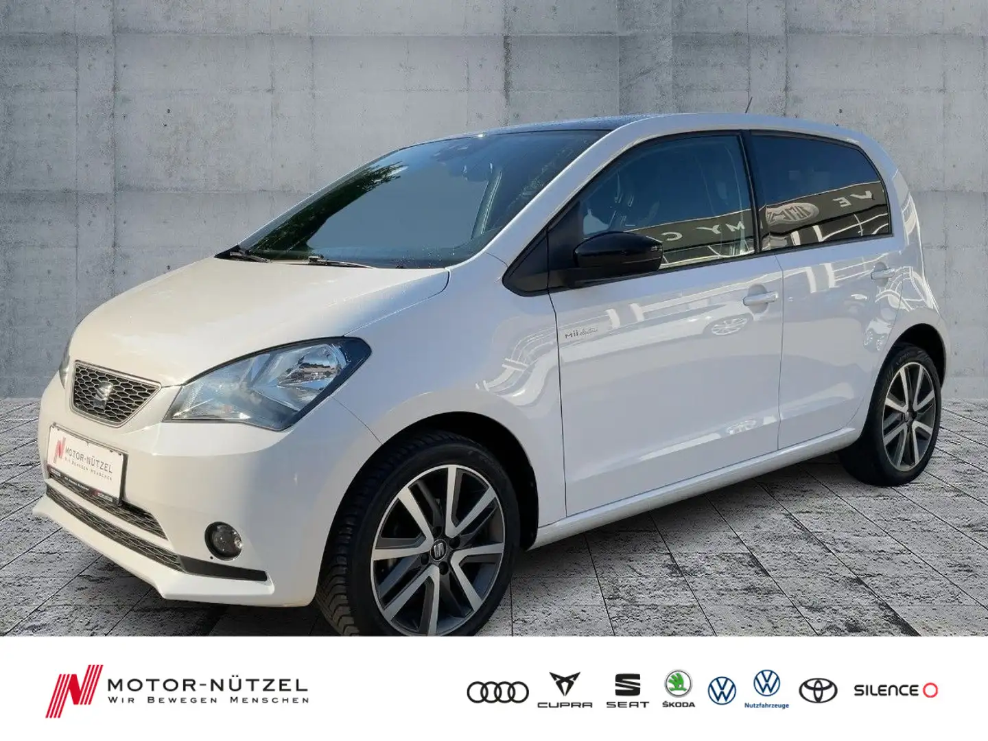 SEAT Mii electric PLUS 61kw DAB+SHZ+PDC+FAST+BELOWZER Blanc - 1