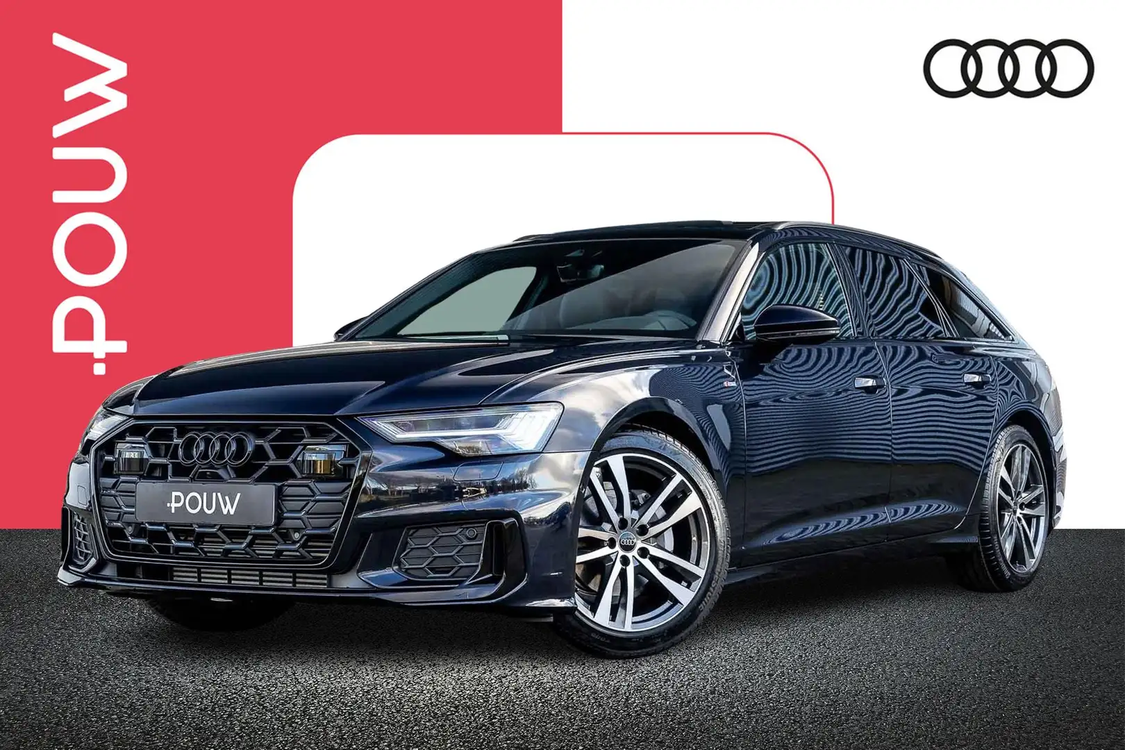Audi A6 Avant 40 TFSI 204pk S edition Competition | Panora Blauw - 1