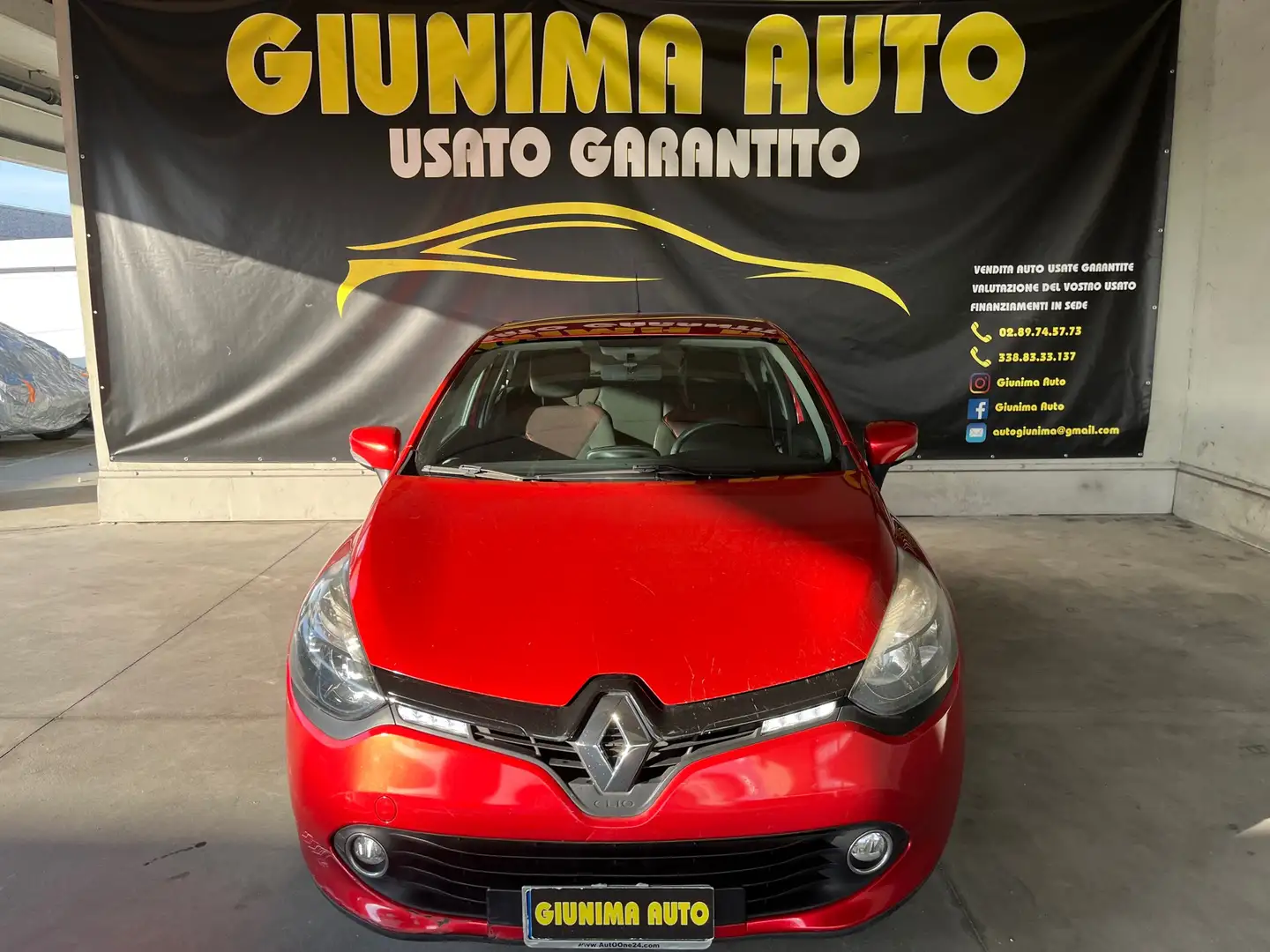 Renault Clio CARROZZERIA SEGNATA EURO 6 Clio 5p 1.5 dci  (live) Rood - 2