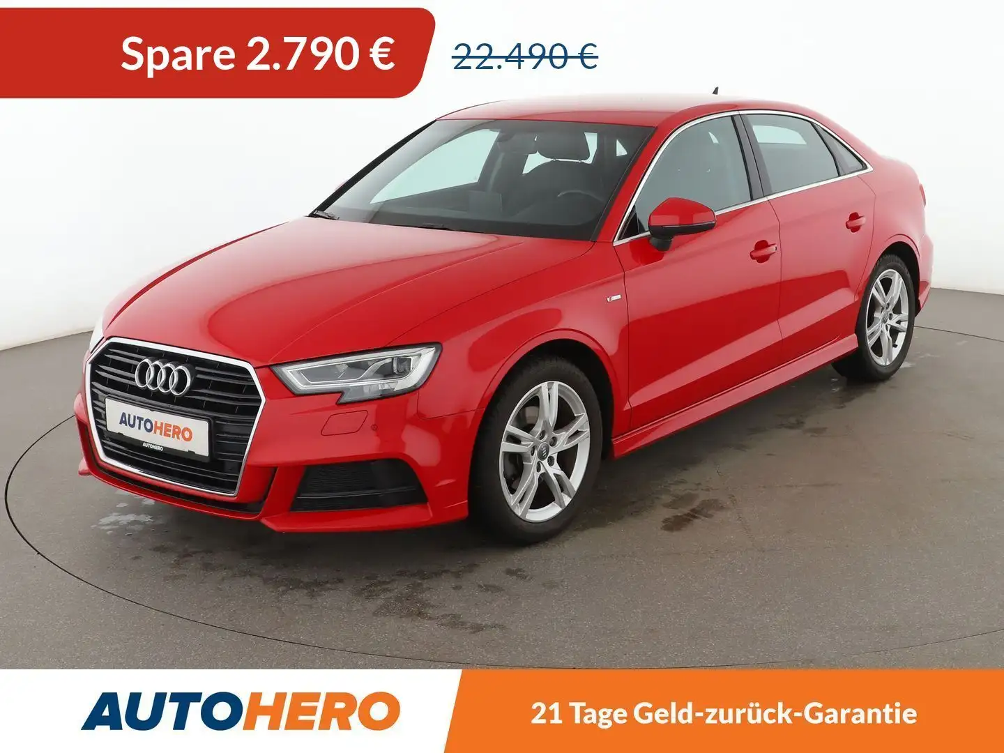 Audi A3 35 TFSI Design Aut.*NAVI*PDC*TEMPO*SHZ*LED Rot - 1