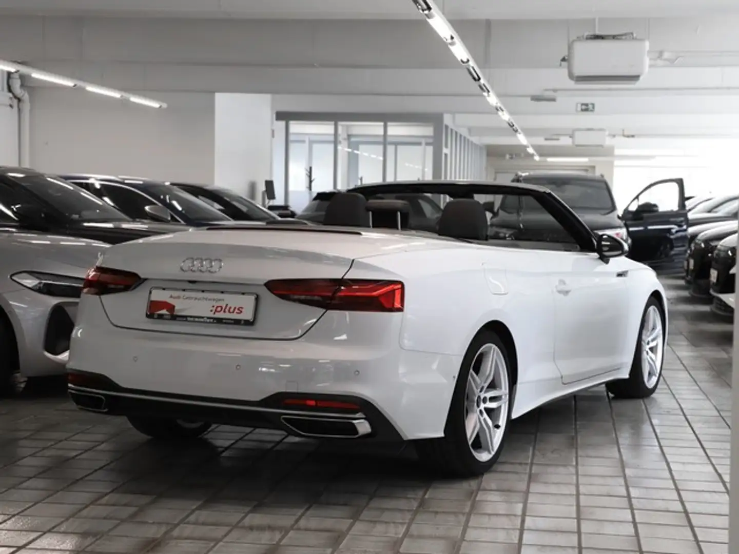 Audi A5 Cabriolet 40 TDI Advanced LM19 Matrix LED Navi+... Weiß - 2