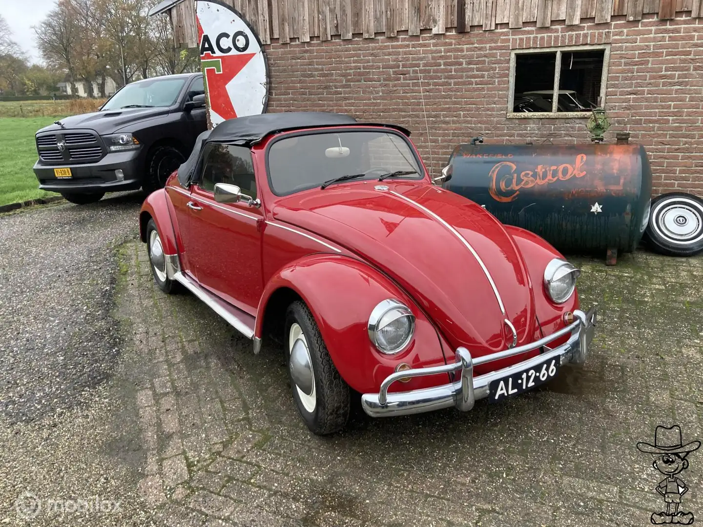 Volkswagen Kever streetmachine roadster cabrio Rot - 2