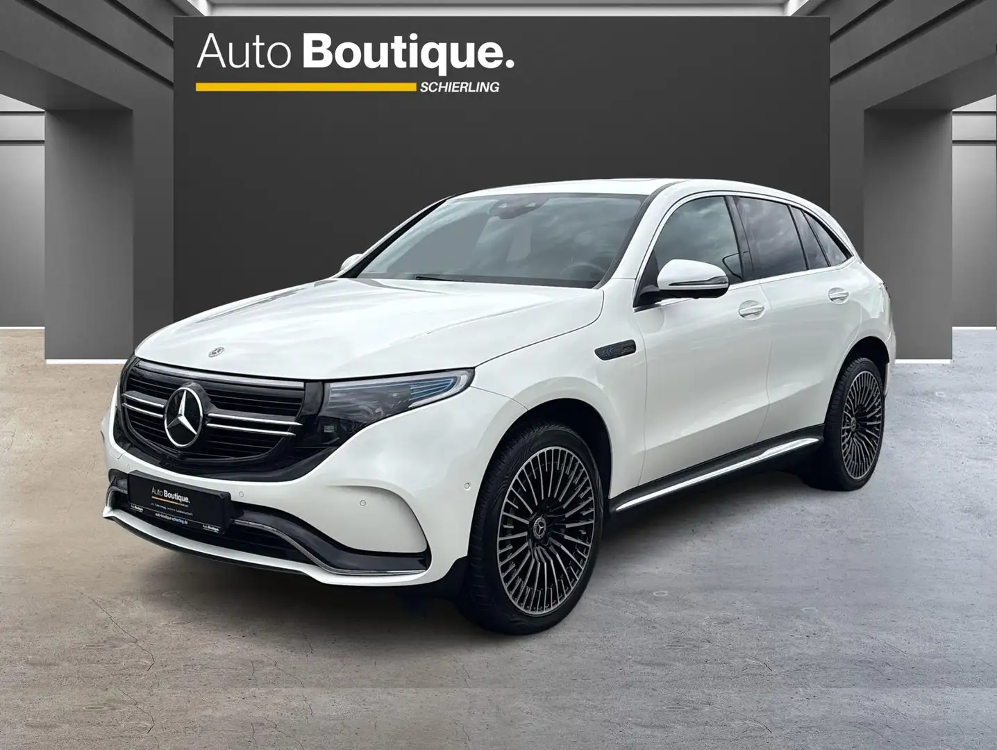 Mercedes-Benz EQC 400 400 4Matic AMG-LINE /NAVI/AHK/PANO/HEAD-UP Weiß - 1