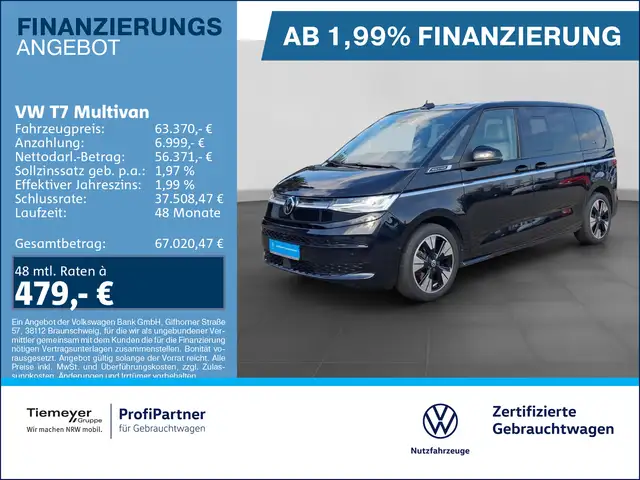 Volkswagen T7 Multivan HYBRID ALLRAD STYLE 360 LM19 eKLAPPE
