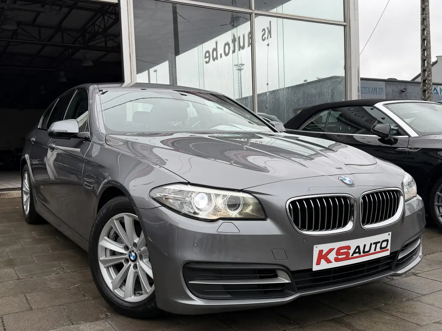 BMW 518 dA/ 111.608KM/NAVI/CLIM AUTO/CUIR /EURO 6B Grijs - 2