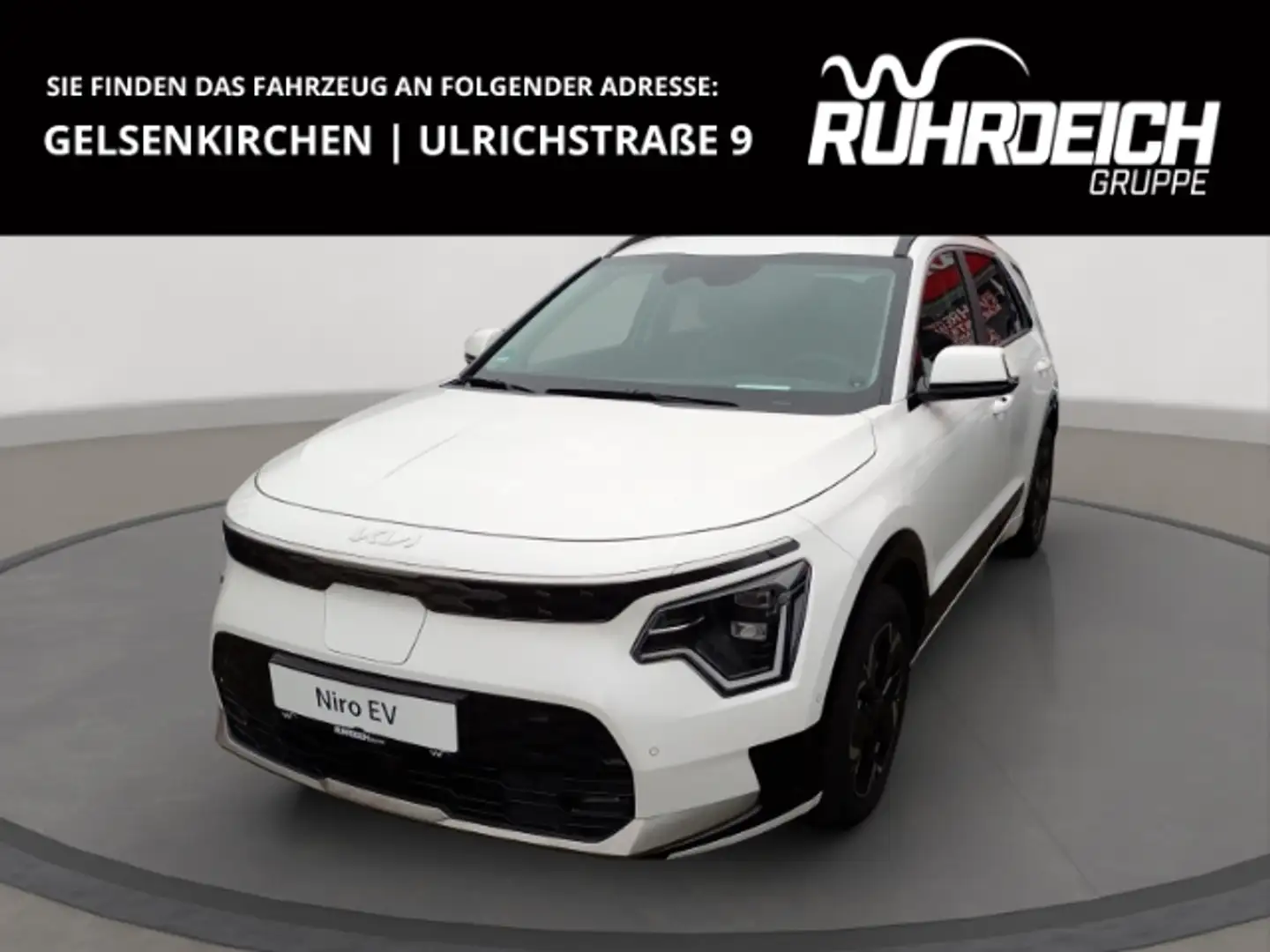 Kia Niro EV Inspiration Wärmepumpe Schiebedach HUD Navi Dig Weiß - 1