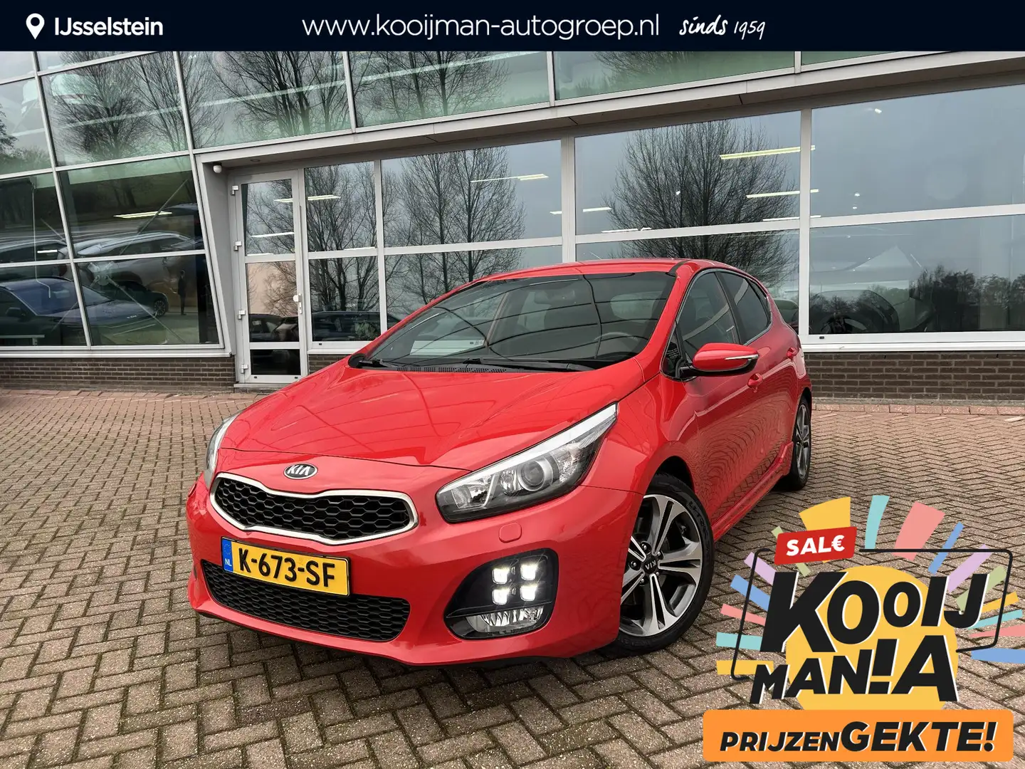 Kia Ceed / cee'd 1.0 T-GDi GT-Plusline Edition | Trekhaak Rood - 1