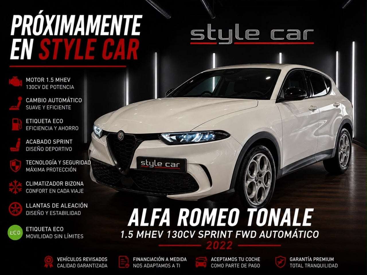 Alfa Romeo Tonale 1.5 MHEV GASOLINA 130 CV SPRINT FWD - foto 1
