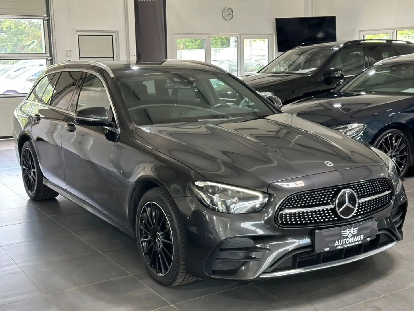 Mercedes-Benz E 300 de E-Klasse,AMG-Paket,Facelift,AHK,LED,TOP Grau - 2