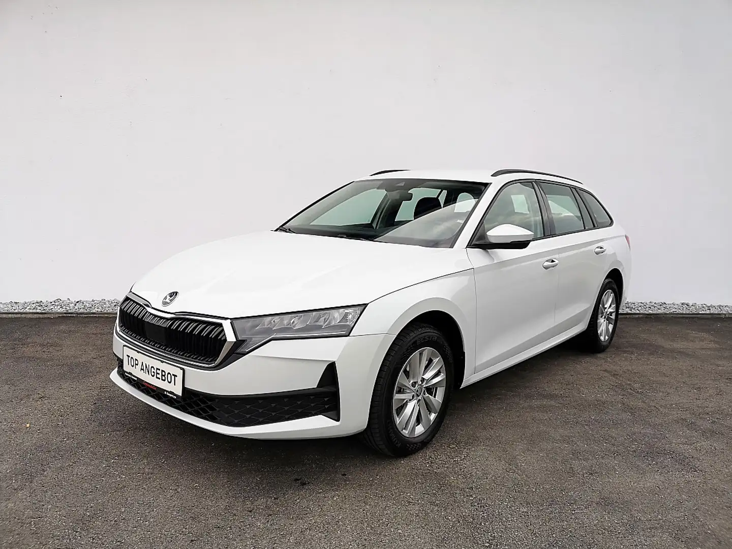 Skoda Octavia Kombi 1,5 TSI Essence Blanc - 1