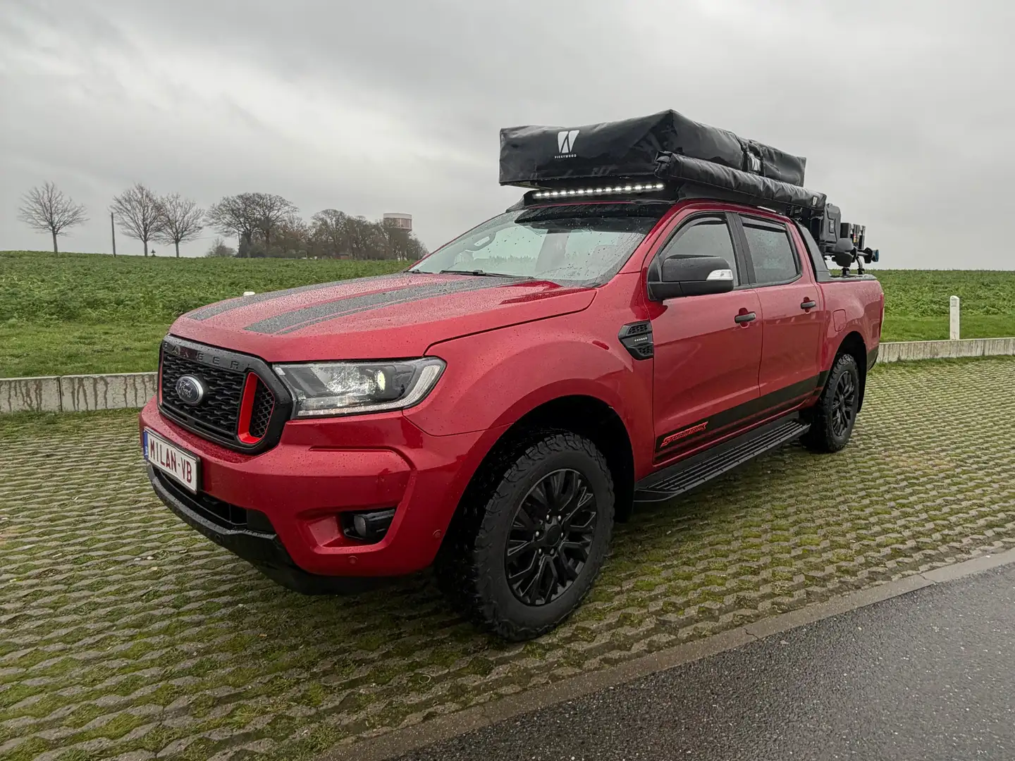 Ford Ranger Ranger 2,0 l EcoBlue Autm. Stormtrak Rouge - 1