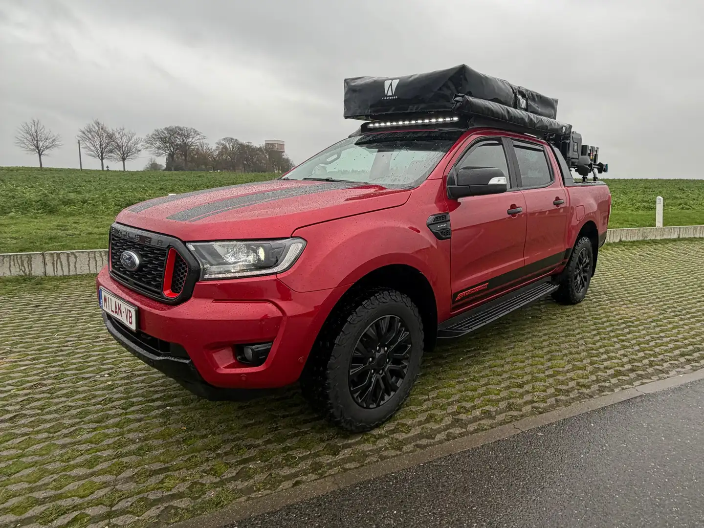 Ford Ranger Ranger 2,0 l EcoBlue Autm. Stormtrak Rouge - 2