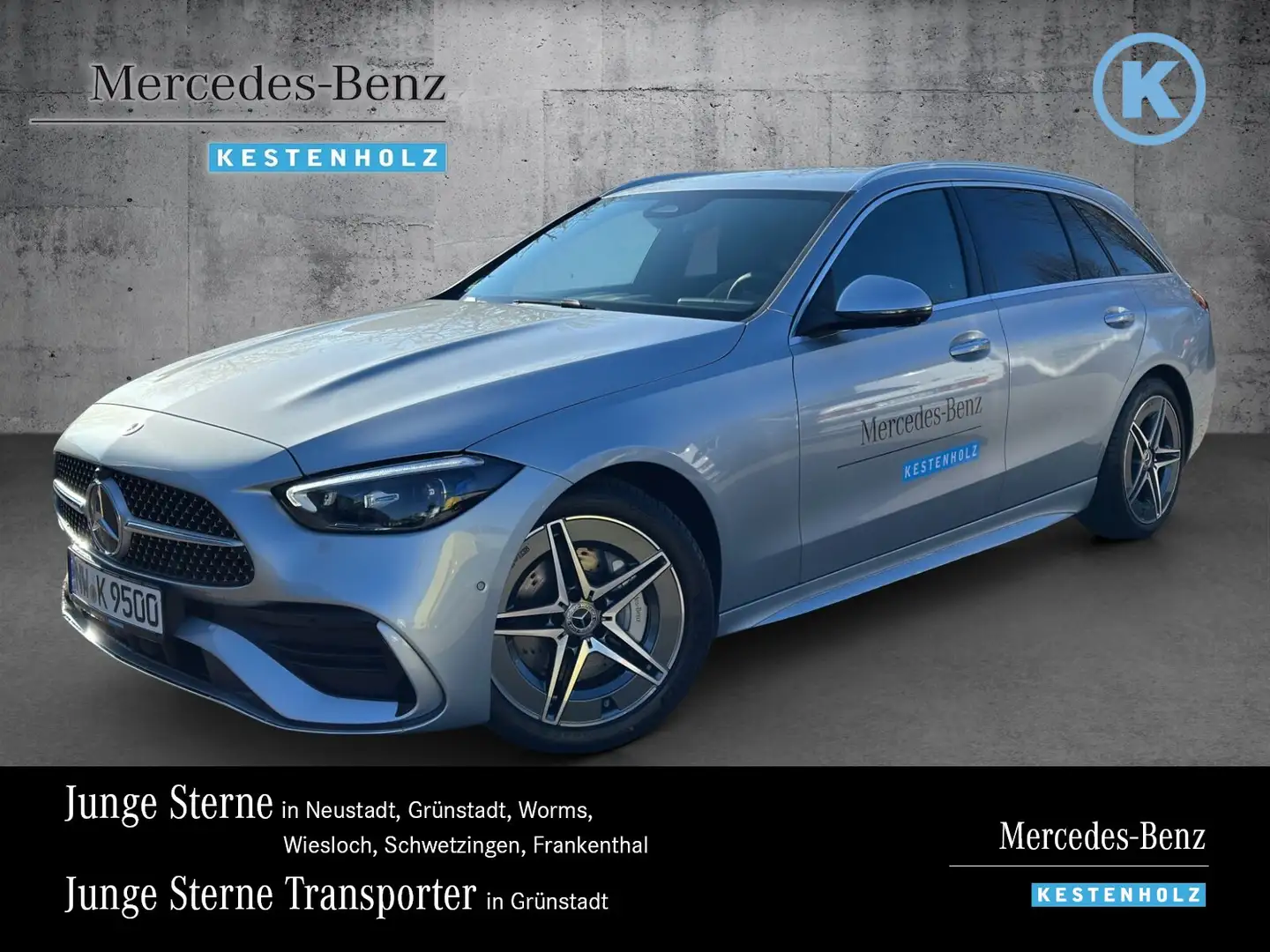 Mercedes-Benz C 200 C 200 d T AMG+DISTRO+MEMORY+360°+AHK+EDW+SOUND Silber - 1