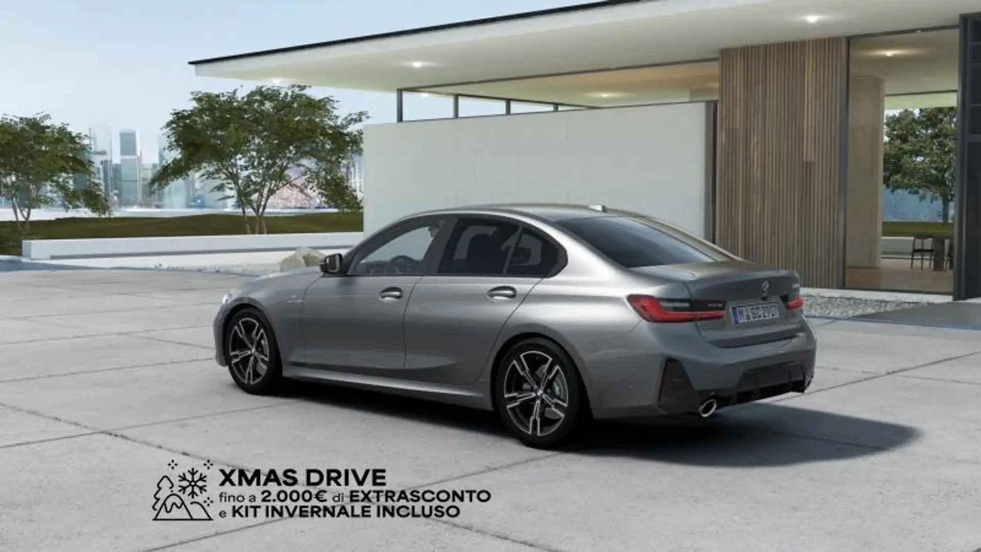 BMW 318 d mhev 48V Msport auto Grigio - 2