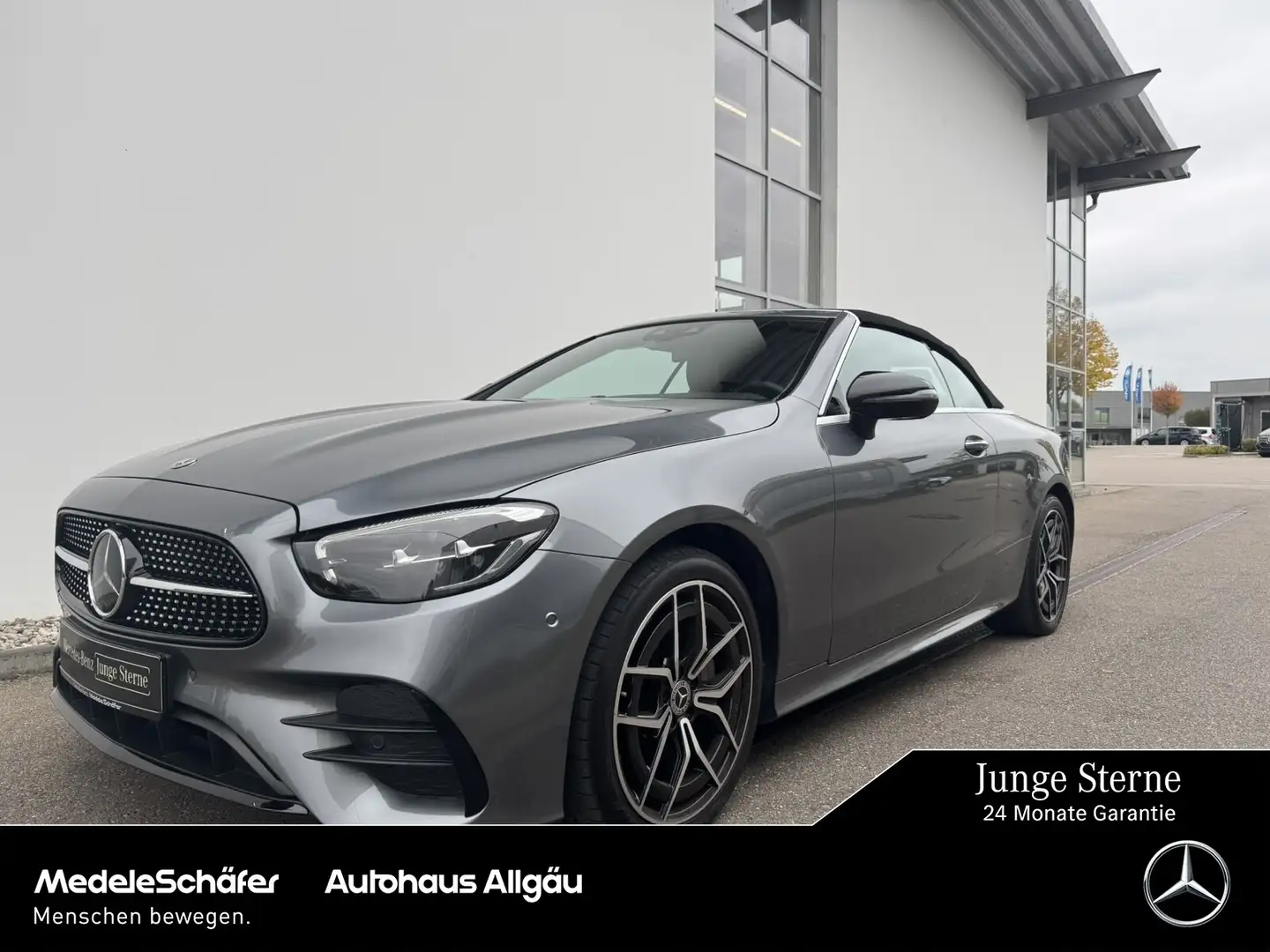 Mercedes-Benz E 300 E 300 d 4M Cabrio AMG Night Dist Sitzklima Burme Grau - 1