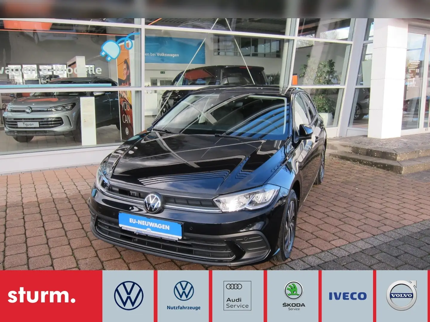 Volkswagen Polo VI Life 1.0 TSI *Klimaautomatik, Kamera, AppConne Schwarz - 1
