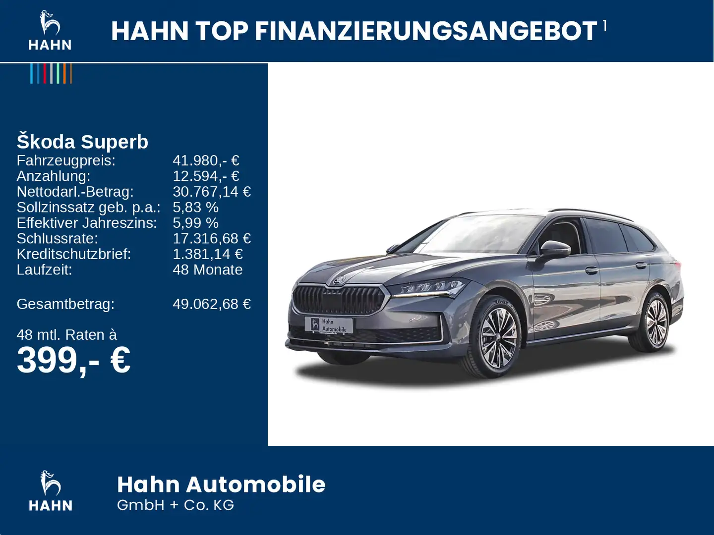 Skoda Superb Combi Selection 2,0 TSI 150 kW 7-Gang DSG Grau - 2
