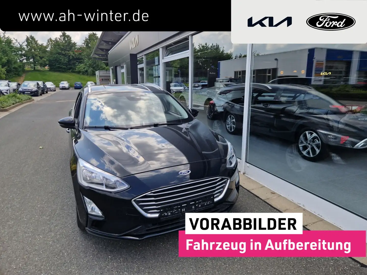 Ford Focus Turnier 1,5 EcoBlue C&C Navi SHZ PDC Alu Klima Noir - 1