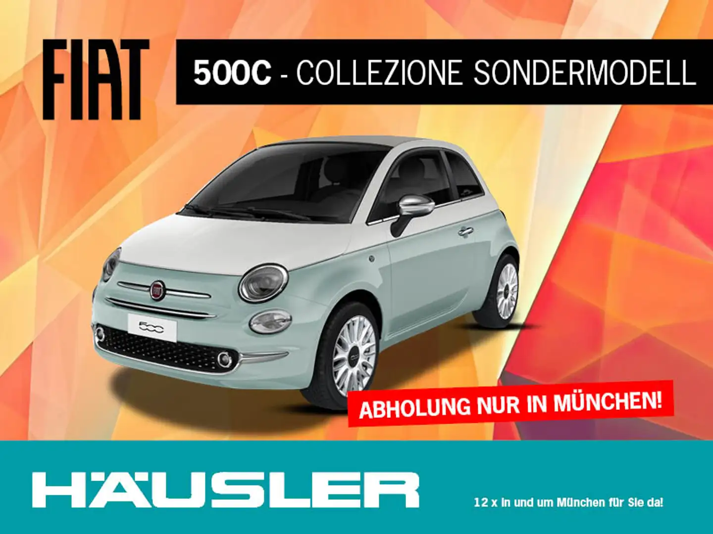 Fiat 500C Collezione 1957 Last Edition - die letzten BENZINE Weiß - 1