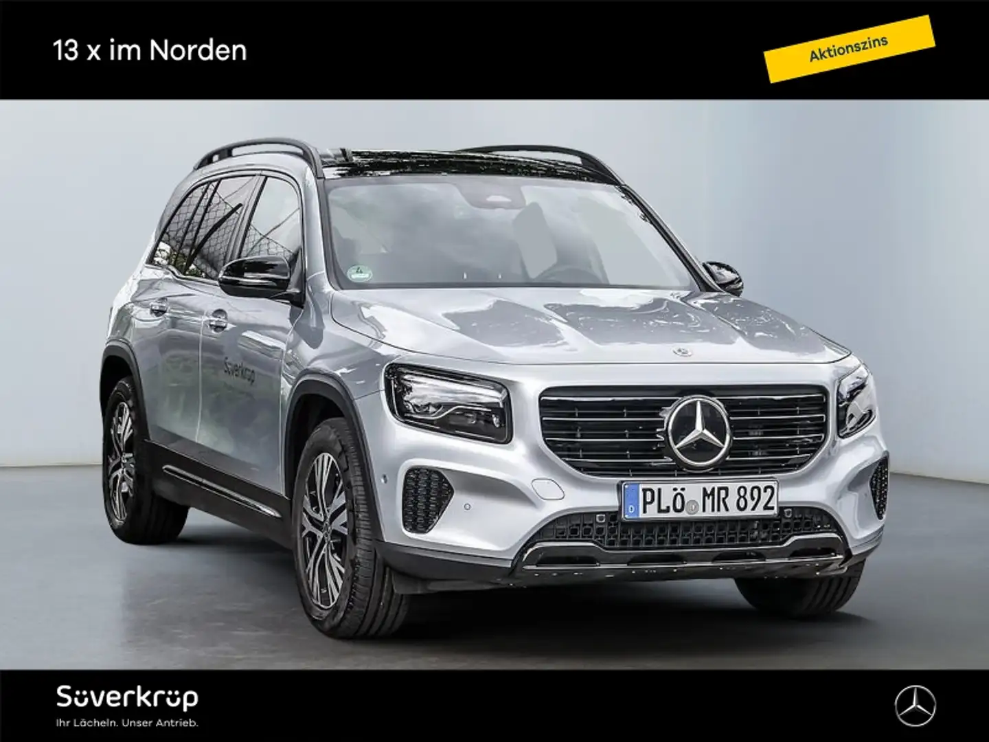 Mercedes-Benz GLB 220 d 4M PROGRESSIVE NIGHT SPUR PANO AHK Silber - 2