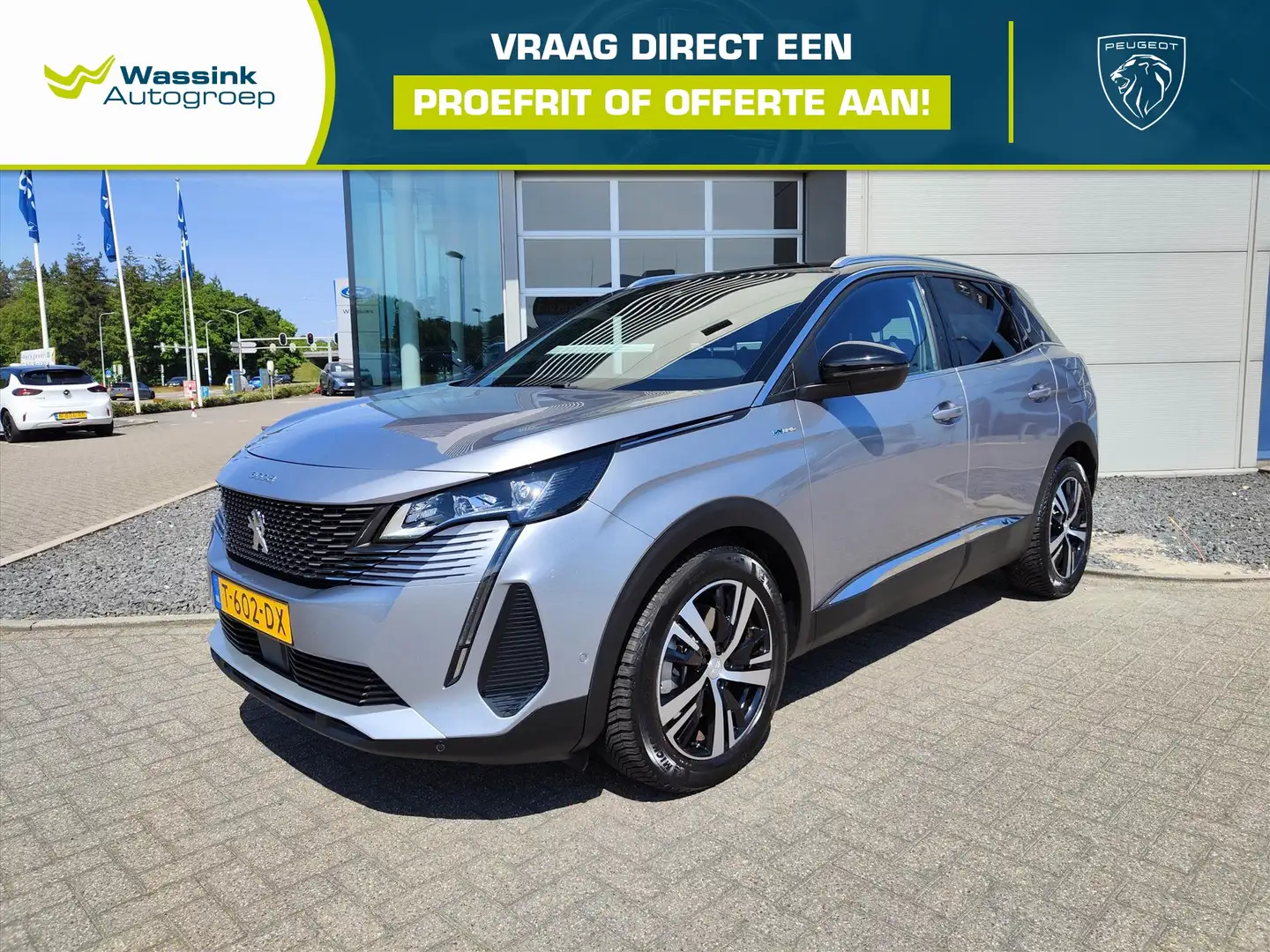 Peugeot 3008 1.6 Plug-in HYbrid 225pk e-EAT8 GT Pack | Trekhaak Grigio - 1