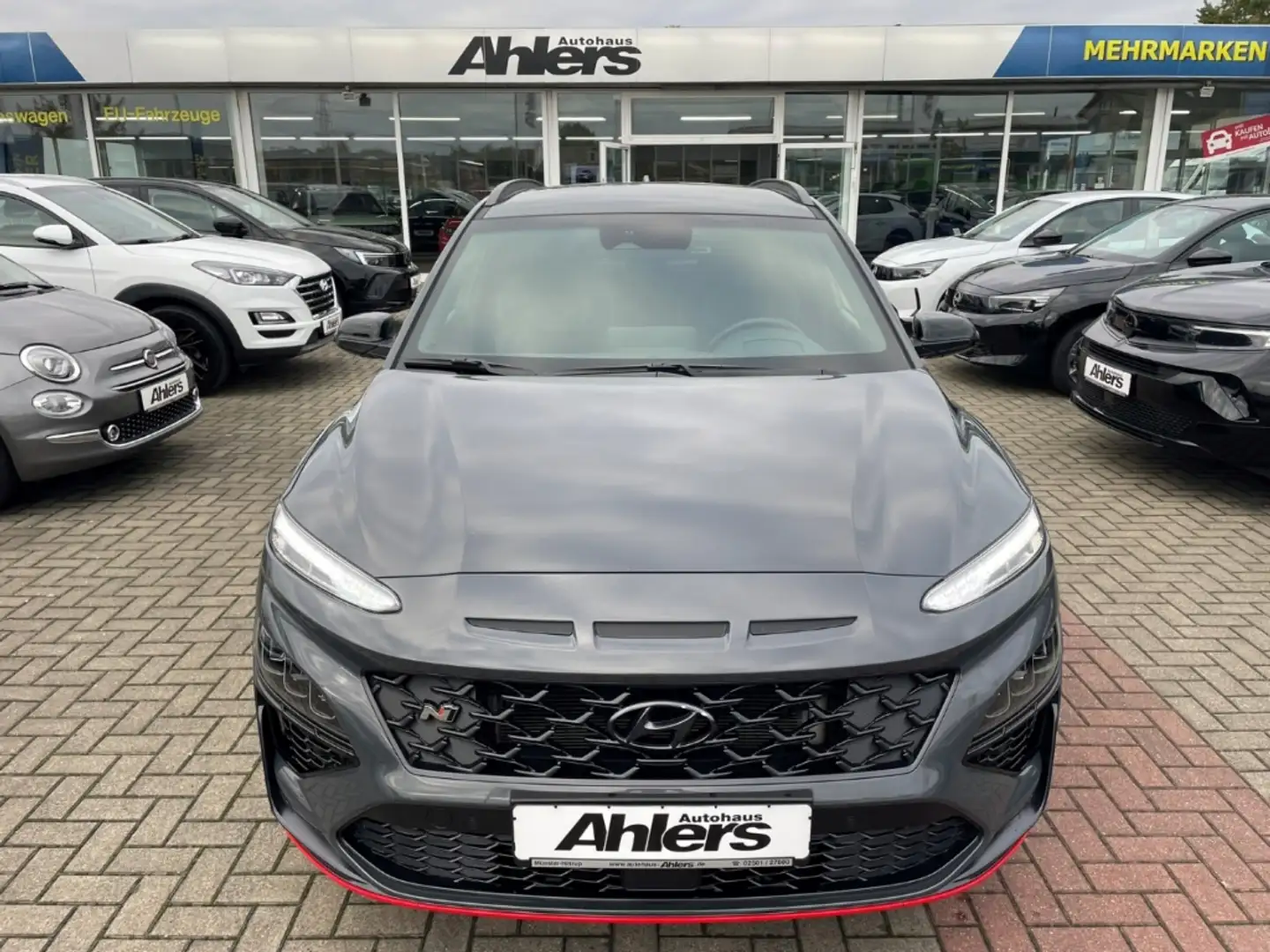 Hyundai KONA N Performance+8FACH+HUD+KRELL+ELSITZE+NAVI+CARPLAY Grijs - 2
