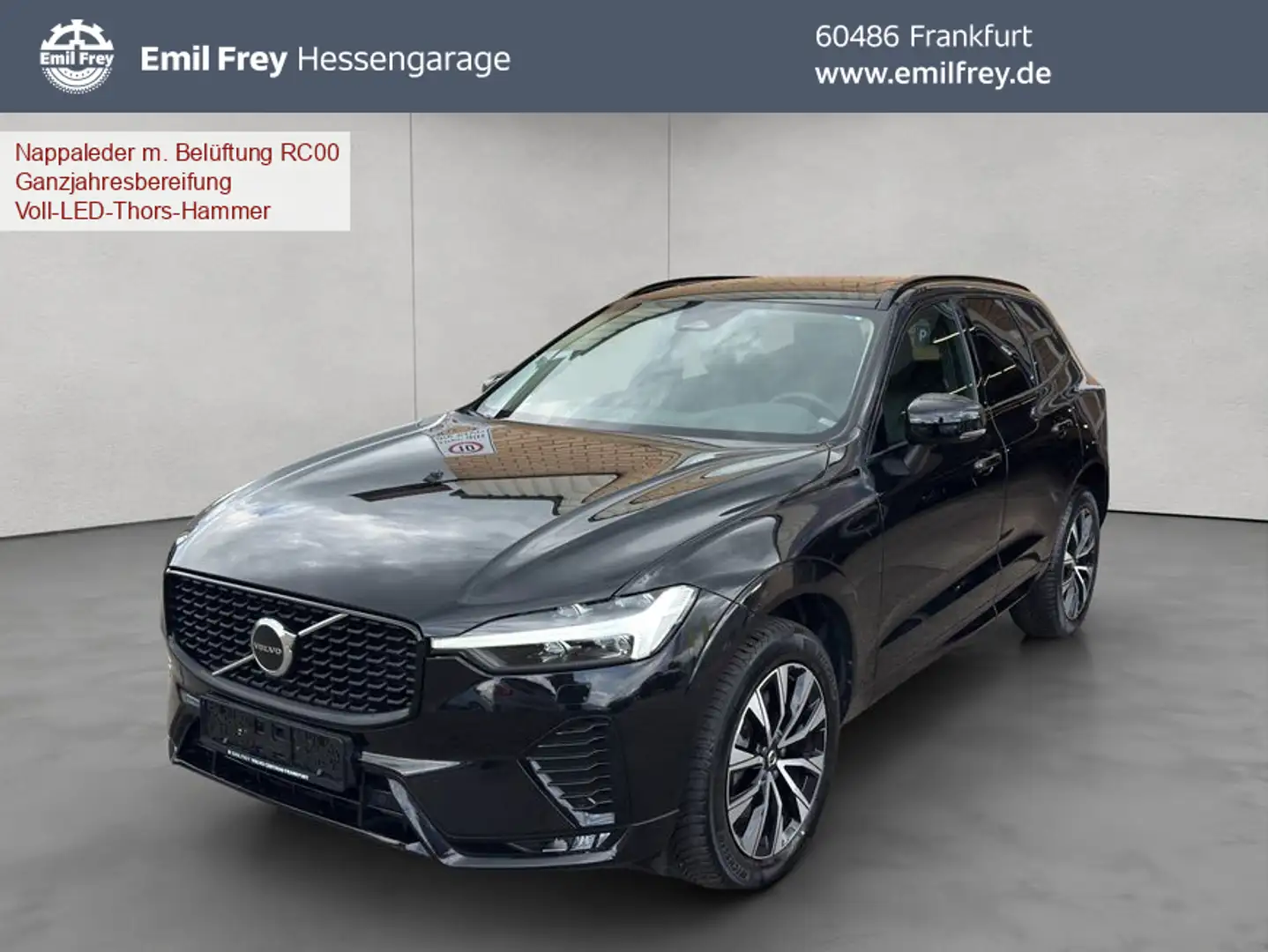 Volvo XC60 XC60 B4 Plus-Dark Aut Glasd PilotAssist BLIS Nappa Schwarz - 1