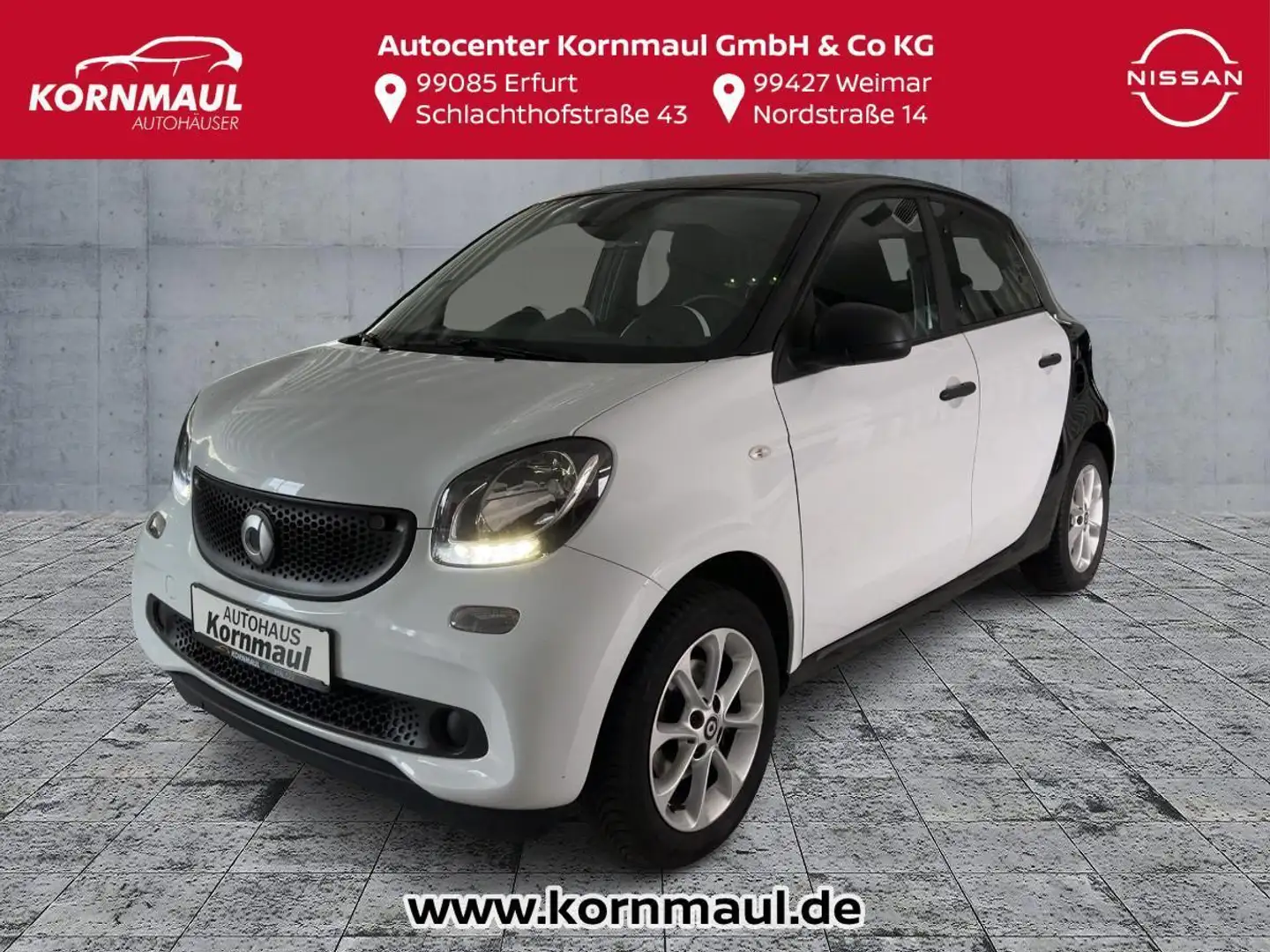 smart forFour 1.0 71 PS KLIMA-SITZHEIZUNG Weiß - 1