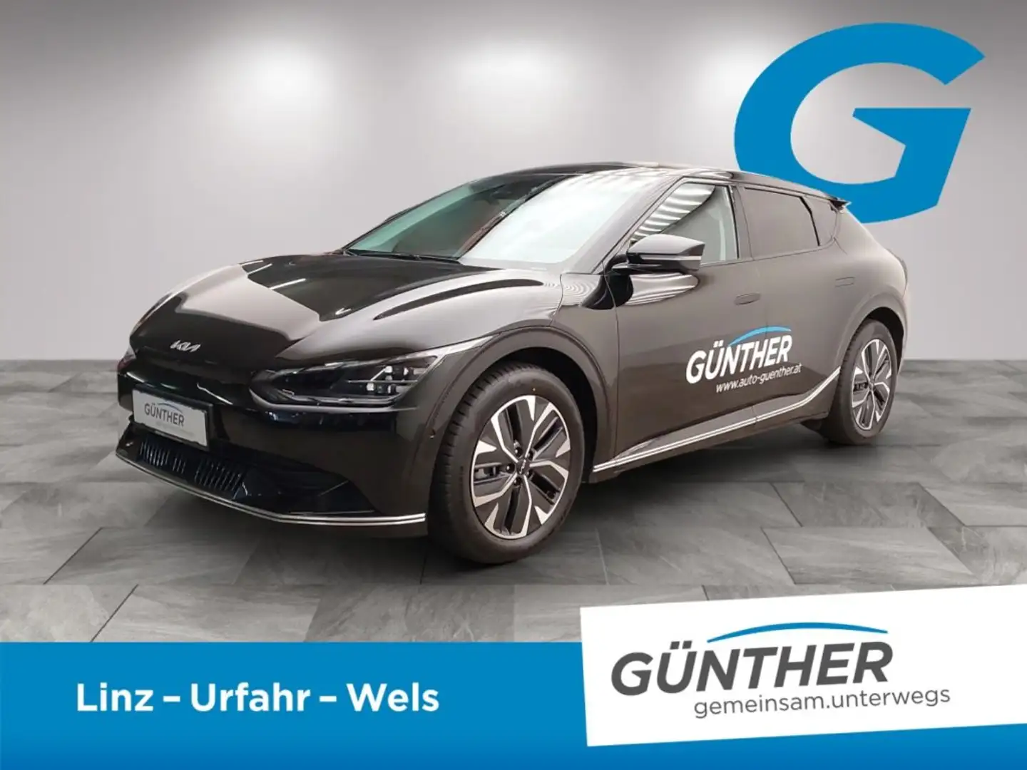 Kia EV6 Air Premium AWD 77,4 kWh Schwarz - 1