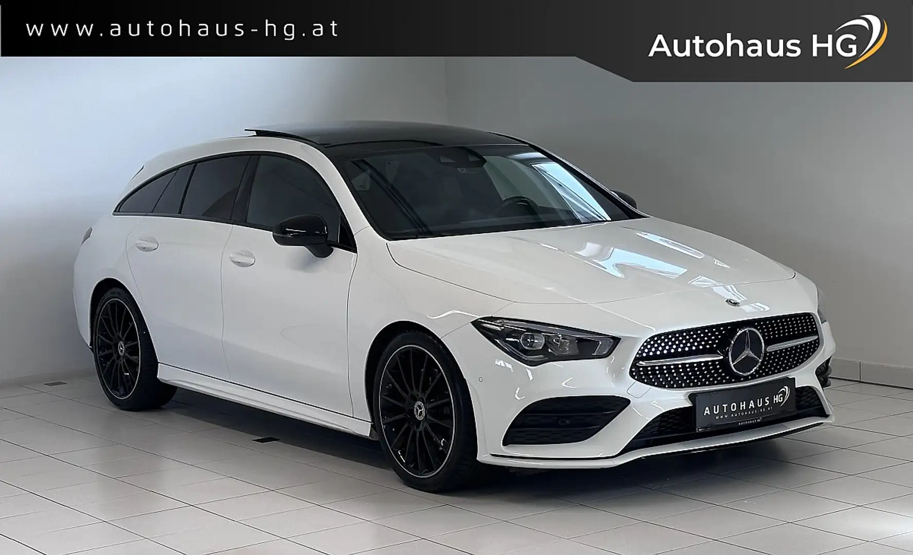 Mercedes-Benz CLA 200 d Shooting Brake Aut.*AMG-LINE*PANO*AHK*AMBIENTE* Weiß - 1