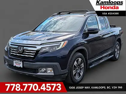 Blue 2017 Honda Ridgeline Pickup Truck Automatic