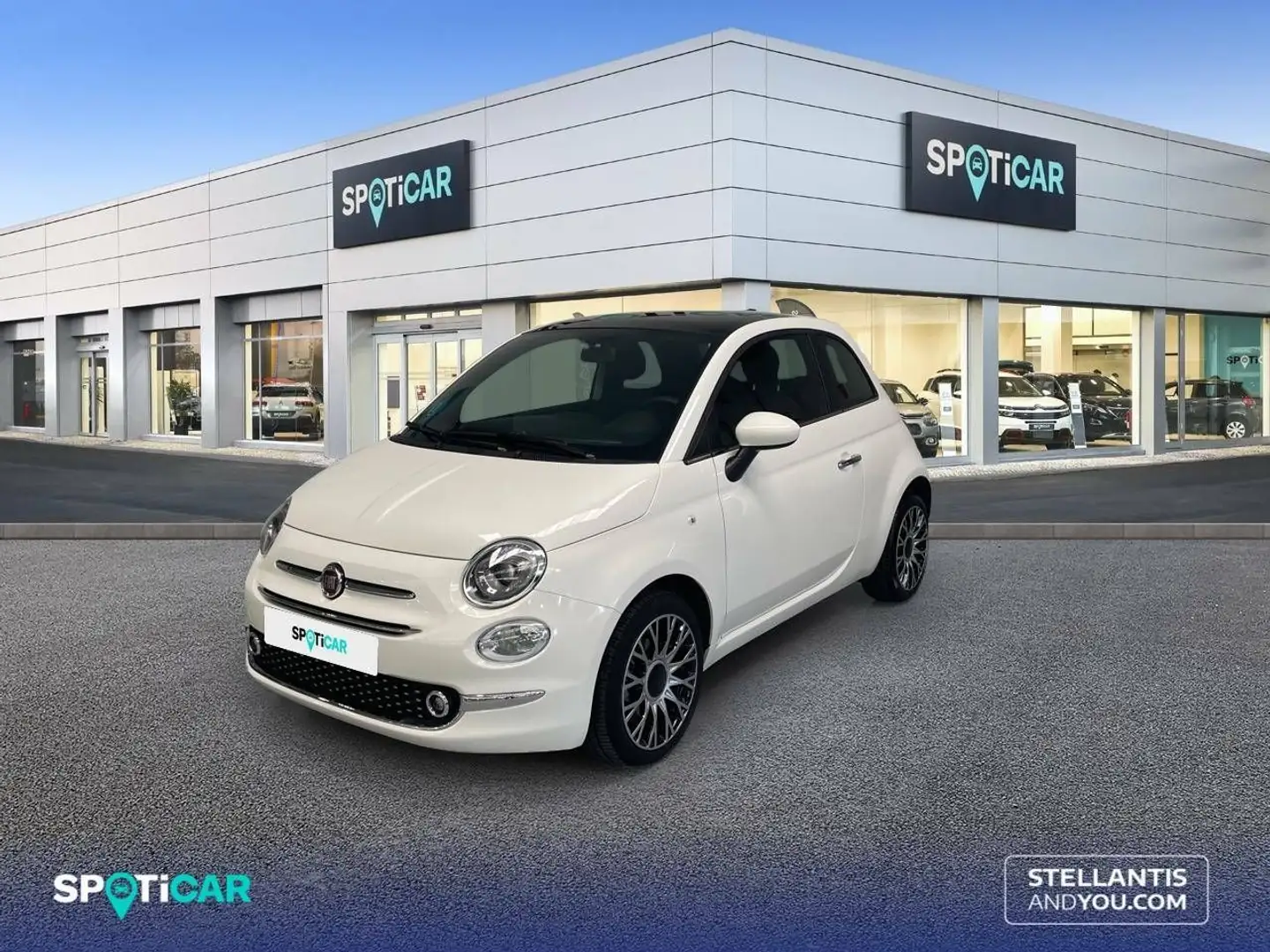 Fiat 500 1.0 Hybrid 51KW (70 CV) Dolcevita Blanc - 1
