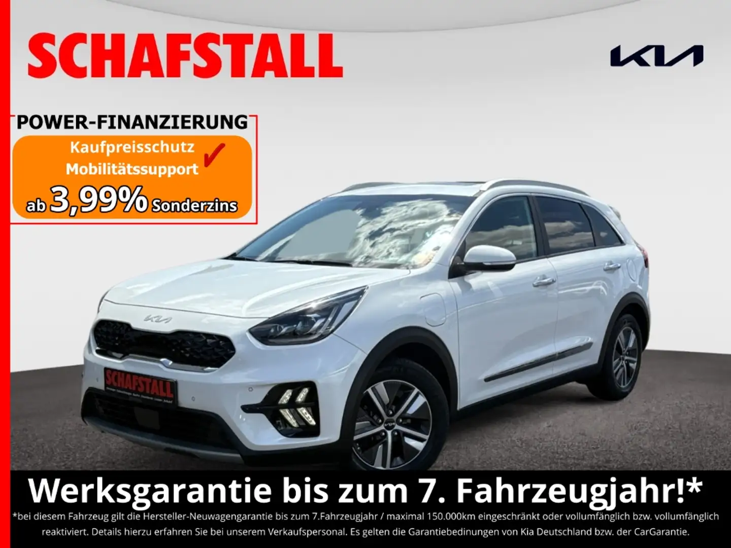 Kia Niro 1.6 GDI PHEV Spirit Leder+ Schiebedach Navi JBL Te Weiß - 1