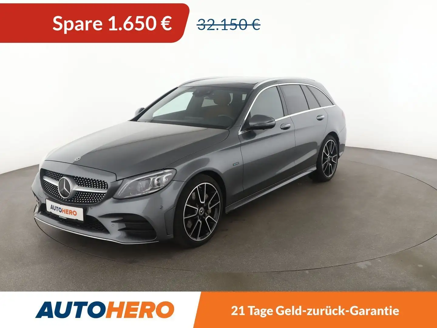 Mercedes-Benz C 300 C 300de T AMG Line Aut.*NAVI*HEAD-UP*LED*ACC*PDC* Gris - 1