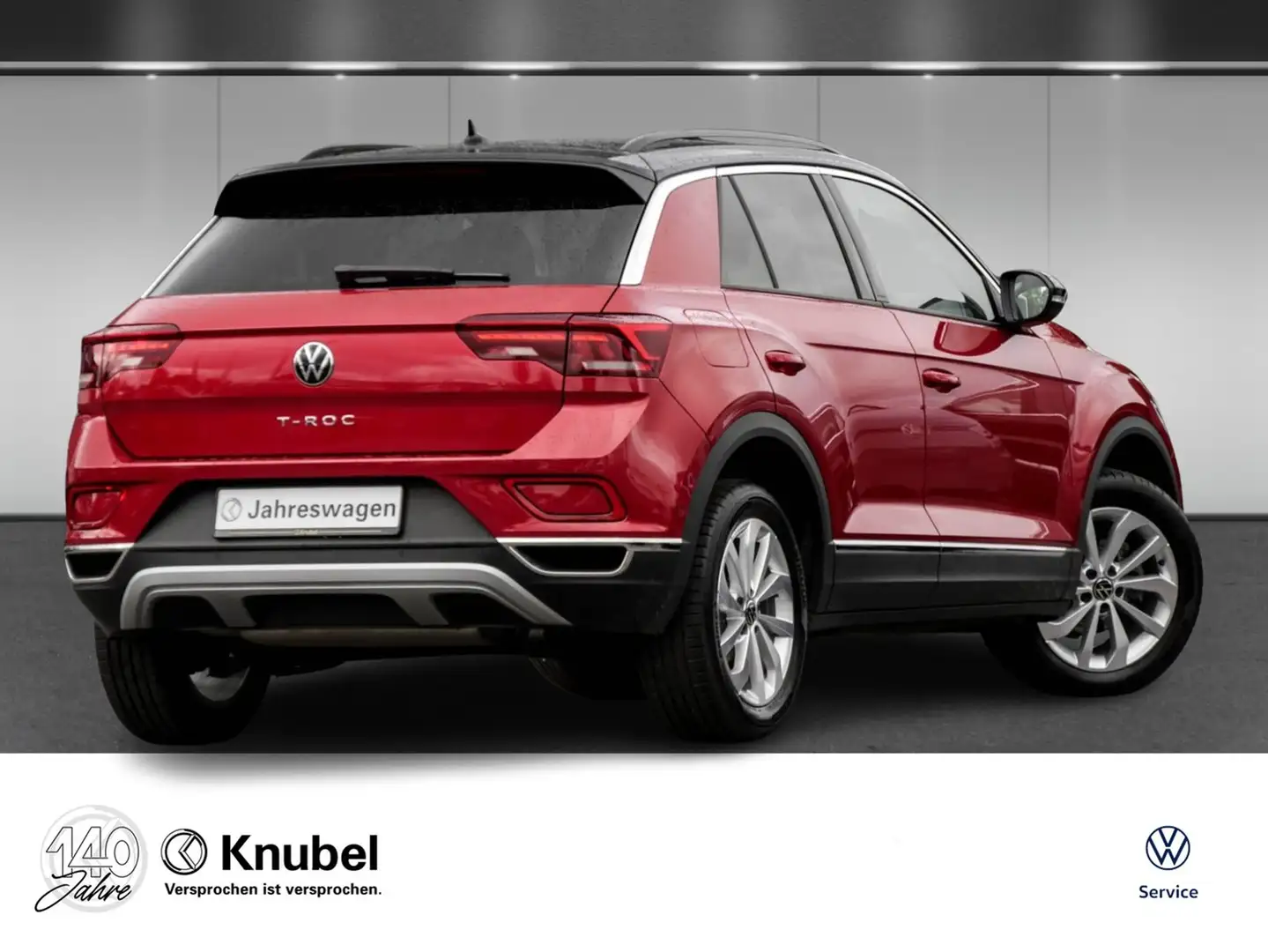 Volkswagen T-Roc Style 1.5 TSI DSG LED+ Navi AHK Standhzg. Trave... Rot - 2