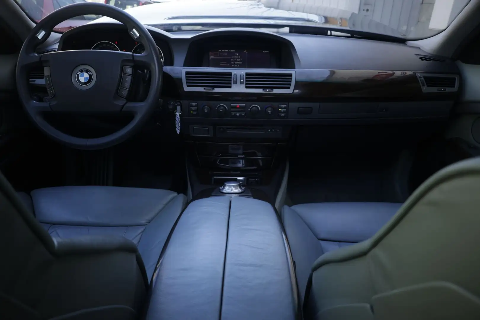 BMW 745 745i GPL 2033 TETTO Unicoproprietario Grau - 2
