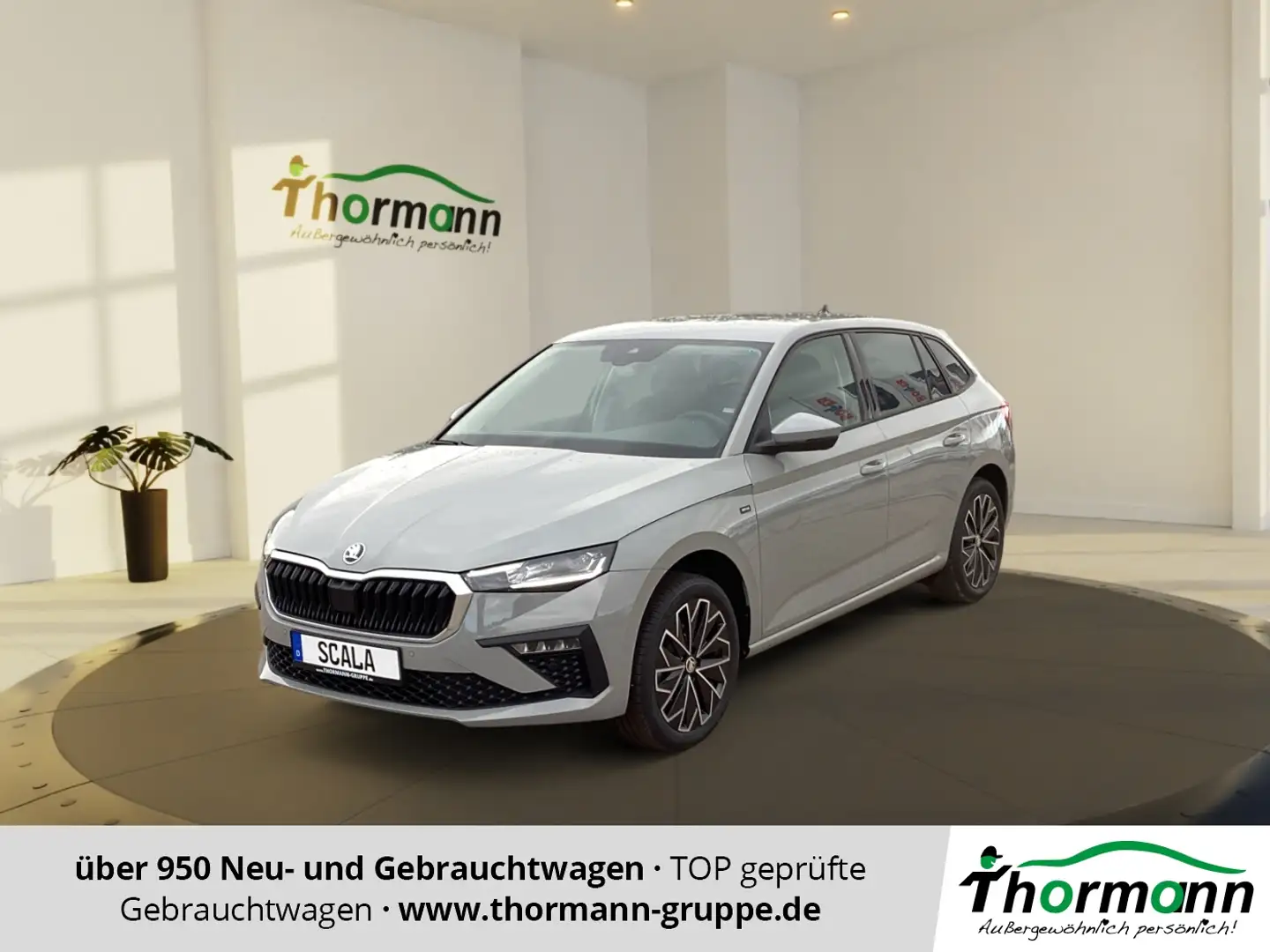Skoda Scala Drive 1.0 TSI ACC DynLi MATRIX SpurW Gris - 1