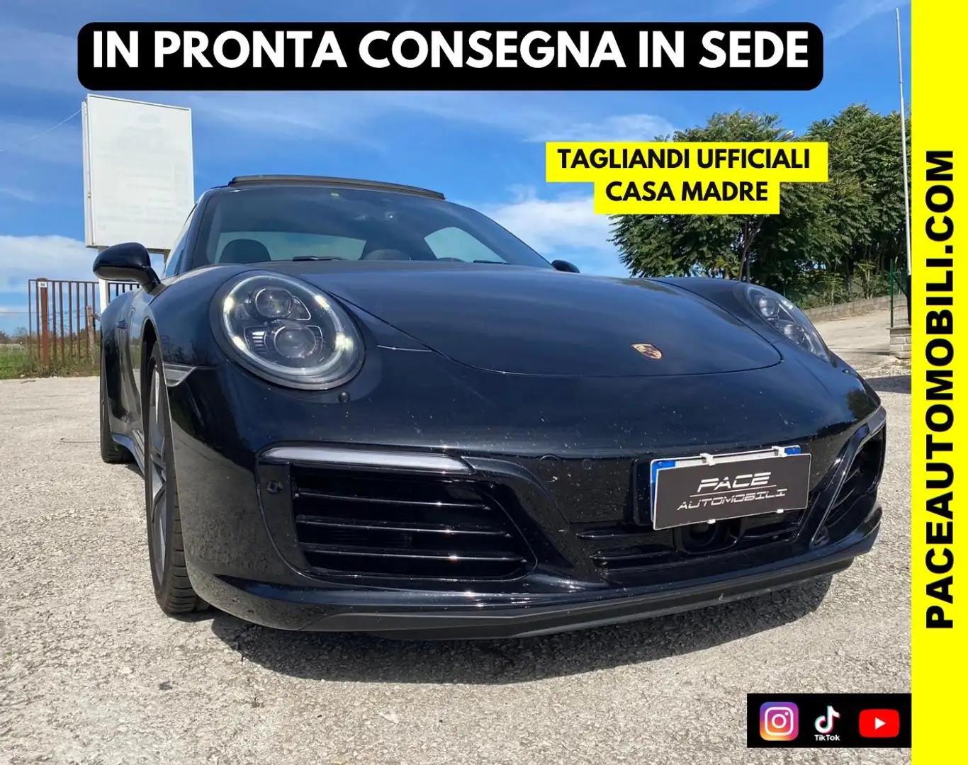 Porsche 911 991 CARRERA 4S SPORT CHRONO CARBONIO PACK BOSE Nero - 1