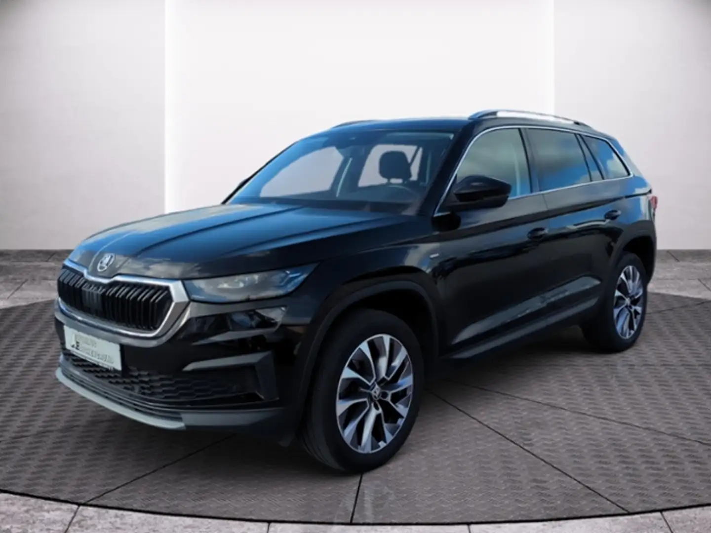 Skoda Kodiaq 2.0 TDI DSG 4x4 Clever AHK NAVI KAMERA FRONTSCHEI Schwarz - 2