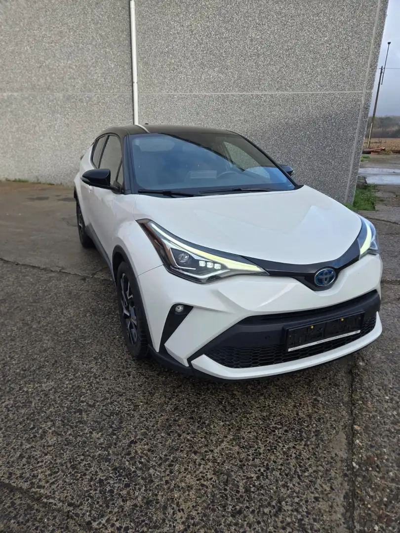 Toyota C-HR Hybrid 2.0i - 1er prop- Siège chauffant - caméra Blanc - 1