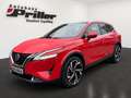 Nissan Qashqai 1.3 DIG-T Tekna+ *AHK/MASSAGE/BOSE* Rood - thumbnail 1