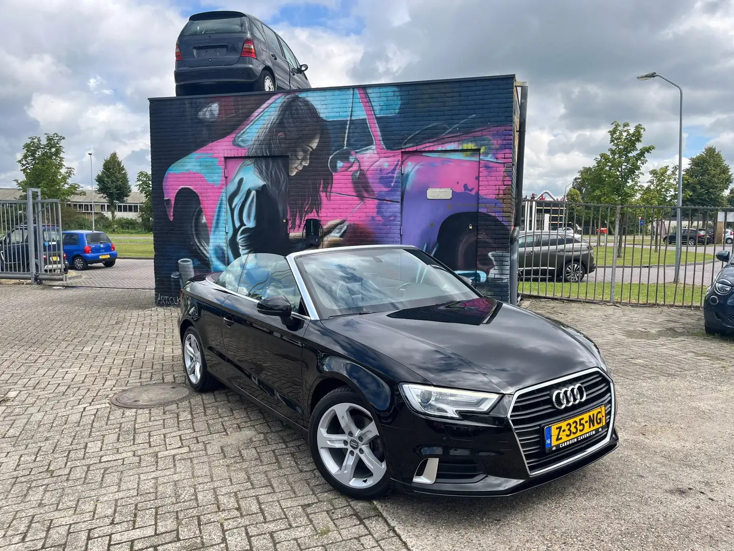 Audi A3 CABRIOLET 1.4 TFSI Sport Pro Line S Leder Zwart - 2
