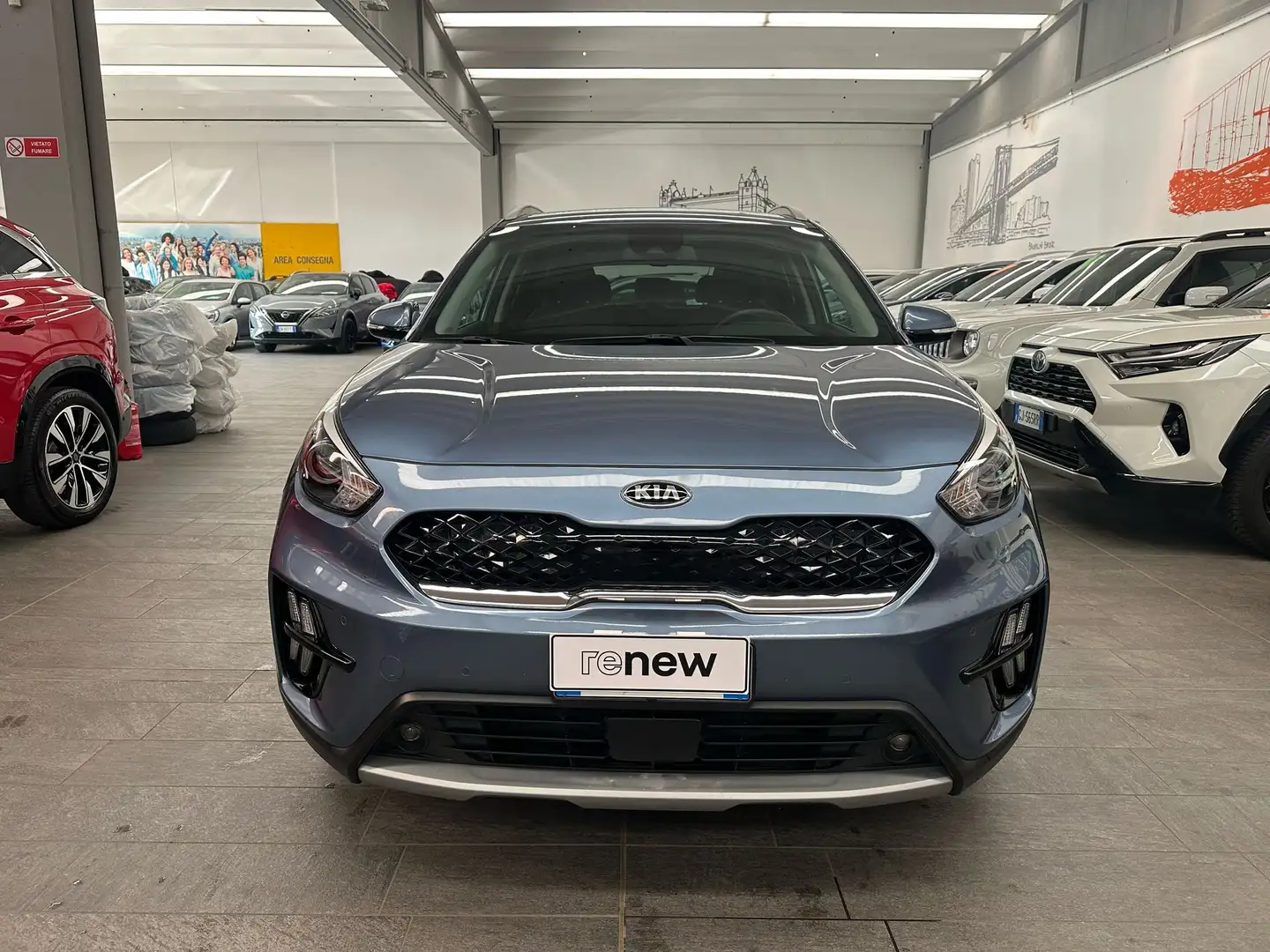 Kia Niro Style s/Techno Pack 1.6 gdi hev 141cv dct Modrá - 2