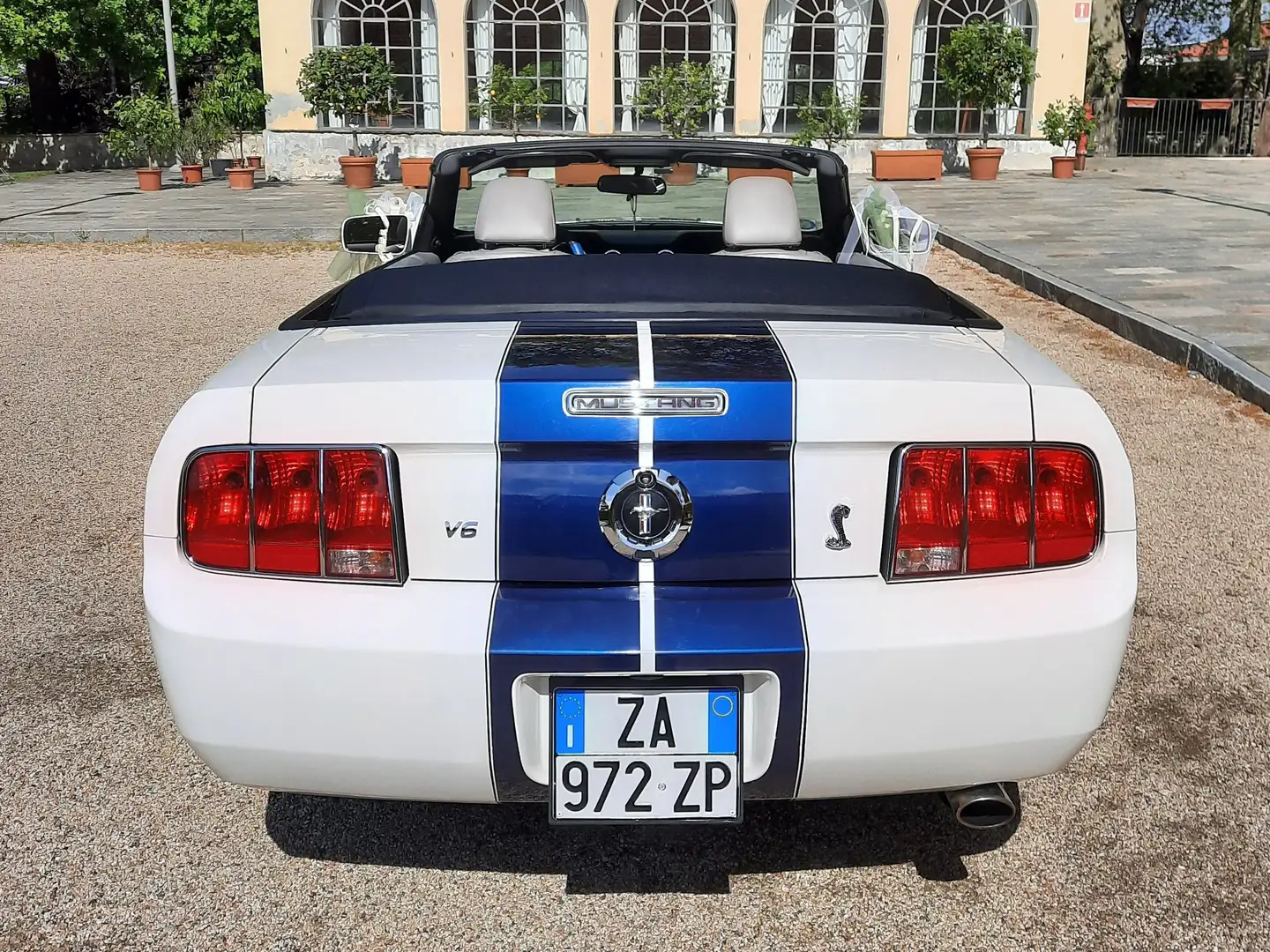 Ford Mustang 4.0 V6 cabrio del 2008 Wit - 1