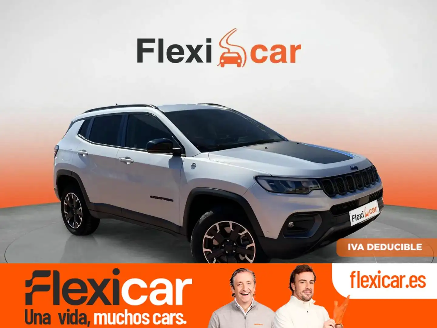 Jeep Compass 4Xe 1.3 PHEV 177kW Trailhawk AT AWD Gris - 1