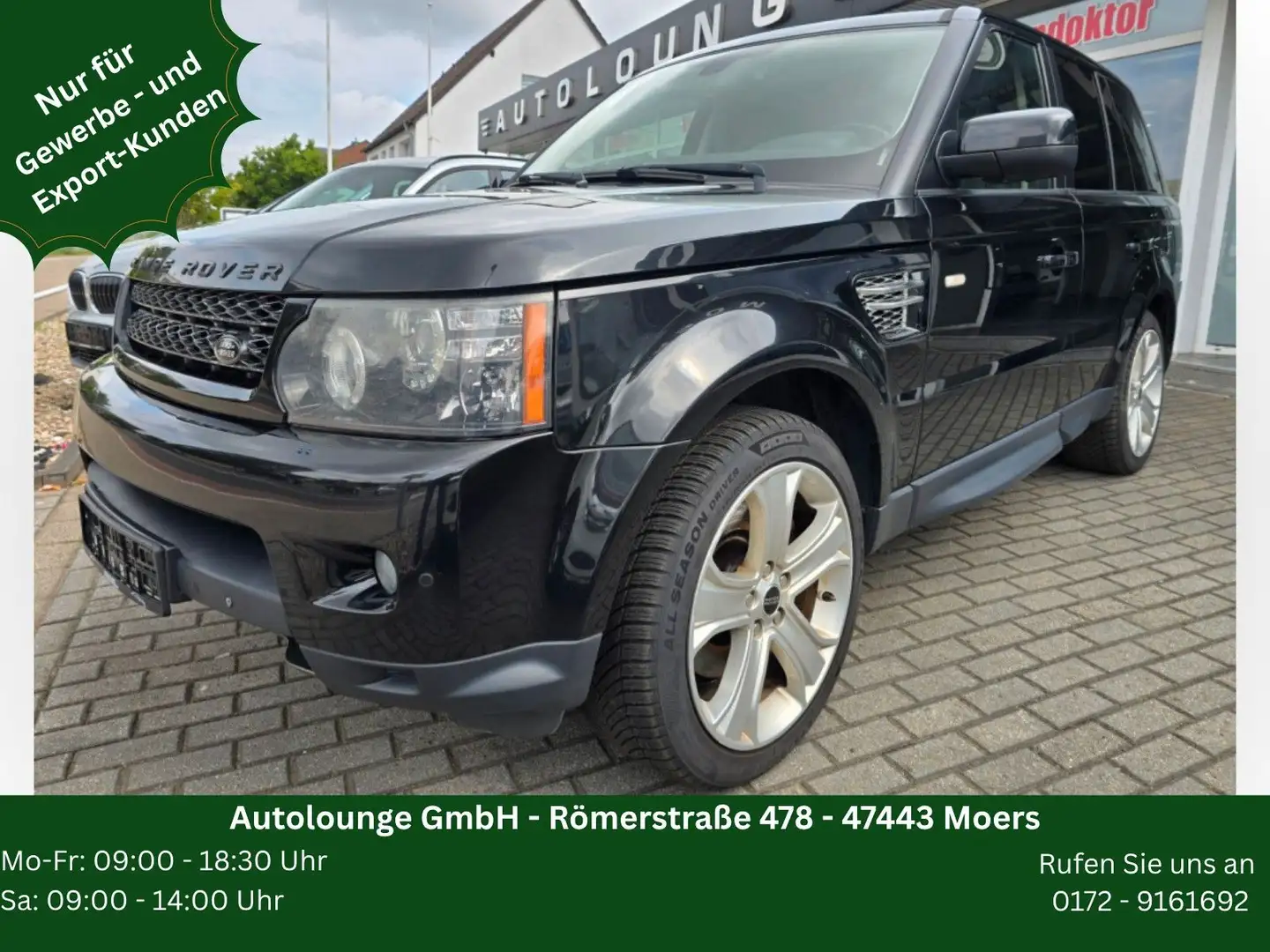 Land Rover Range Rover Sport SDV6 HSE*Navi*Leder*R-Kam*Lede Schwarz - 1